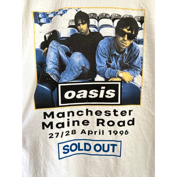 Oasis "What's the Story Morning Glory?" Vintage Reprint Single Stitch T-shirt - Picture 4 of 6